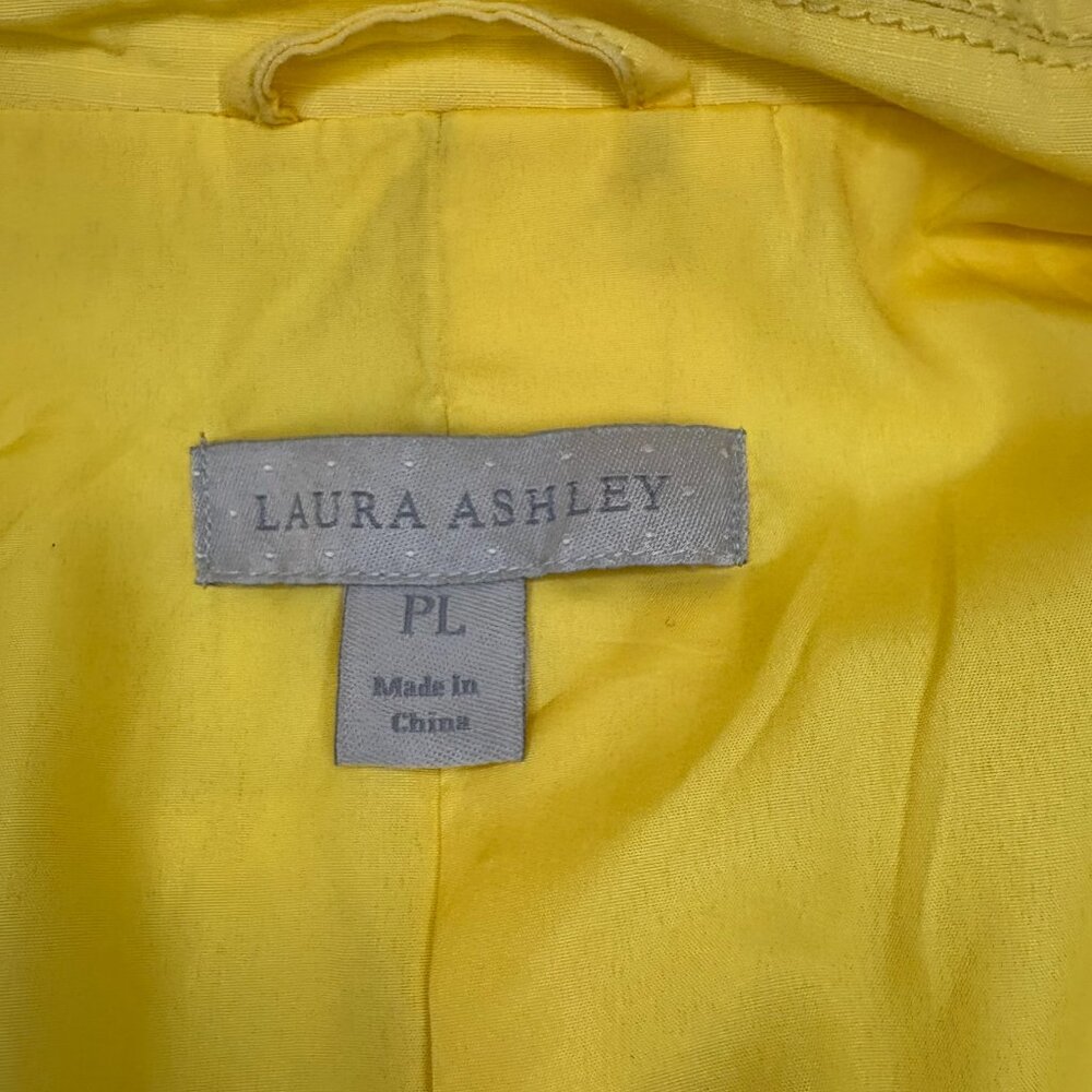 Laura Ashley bright yellow jacket, size PL - Picture 4 of 5